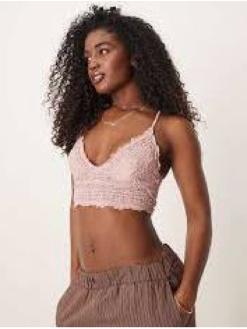 Free People Amina Lace Bralette